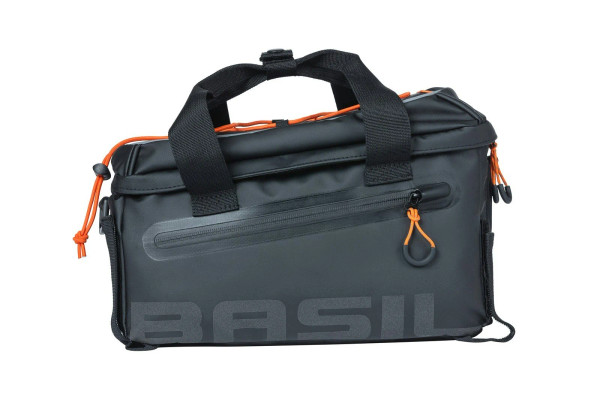 Miles Tarpaulin Bicycle Trunkbag Black Orange 7L