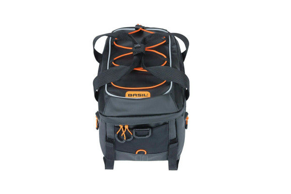 Miles Tarpaulin Bicycle Trunkbag Black Orange 7L