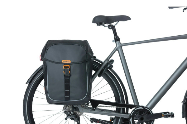 Miles Tarpaulin Double Bag Black Orange 34L