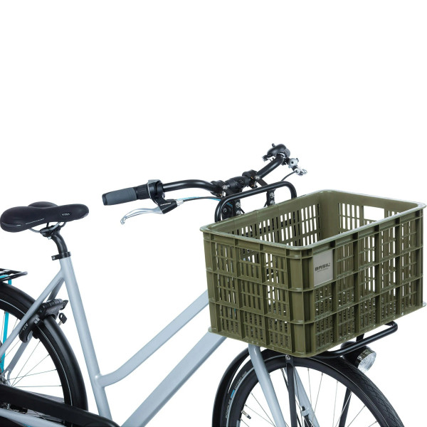 Bicycle Crate L 40L Recycled Moss Green