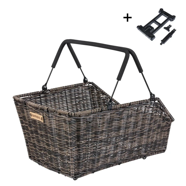Cento Rear Basket MIK 2.0 Rattan Look Brown