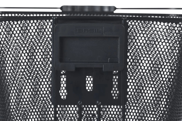 Bilbao Front Basket KF with Black Handlebar Holder