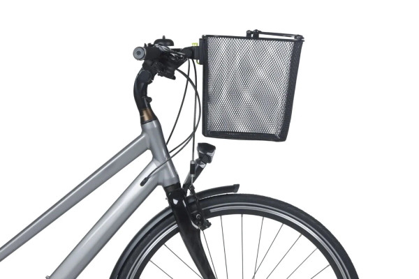Bilbao Front Basket KF with Black Handlebar Holder
