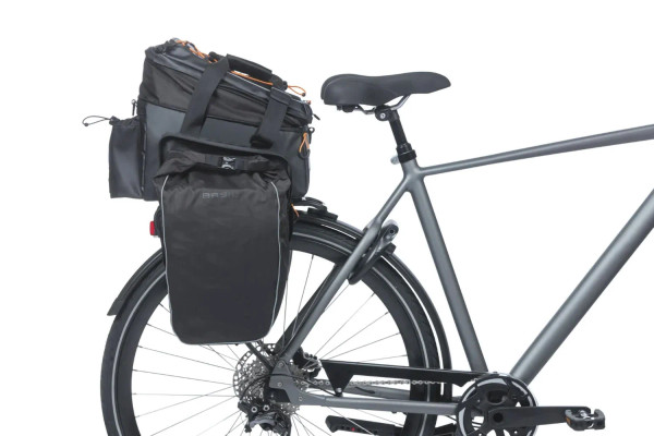 Miles Tarpaulin Trunkbag XL Pro MIK 9-36L Black Orange