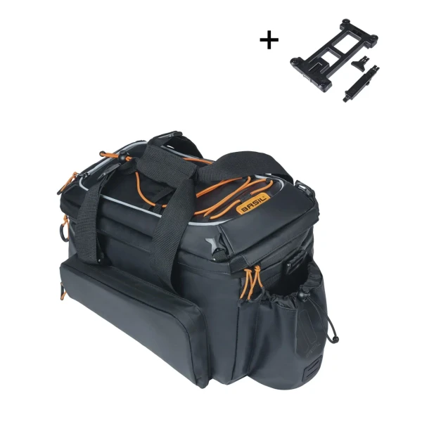 Miles Tarpaulin Trunkbag XL Pro MIK 9-36L Black Orange