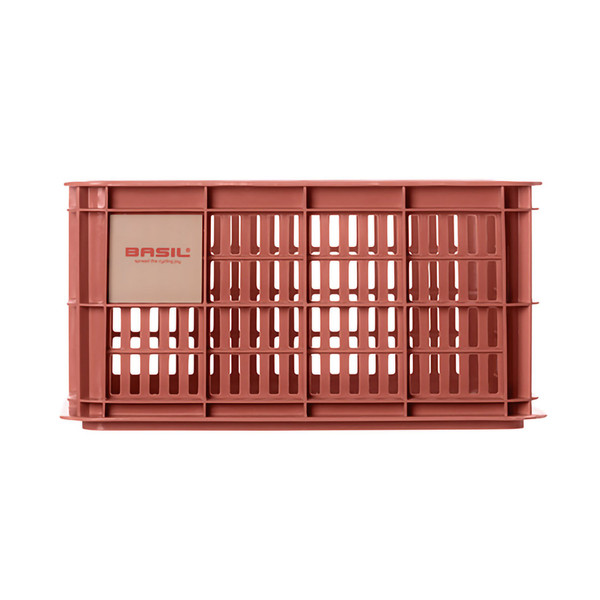 Bicycle Crate 17.5L Small Recycled Synthetic Terra Red