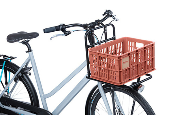 Bicycle Crate 17.5L Small Recycled Synthetic Terra Red