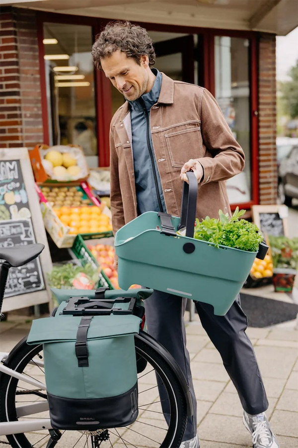 BASIL CENTO NEO MIK REAR BASKET BLK