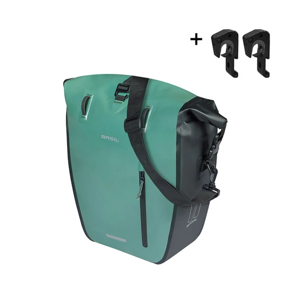 Rivo Large Single Bag Tarpaulin MIK 25-31L Silver Green Black