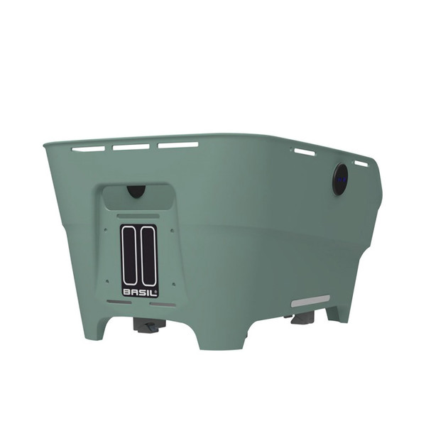 BASIL CENTO NEO WSL REAR BASKET SLVR GRN