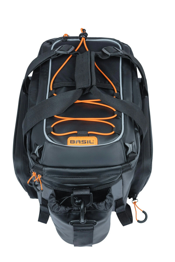 Miles Tarpaulin Trunkbag XL Pro 9-36 Litres Black/Orange