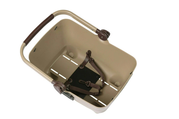 Buddy Pet Front Bike Basket KF Biscotti Brown 32L