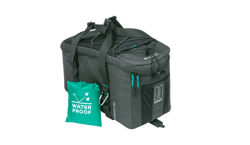 Basil Discovery 365D Trunkbag M MIK – 9 L (Black Melange)