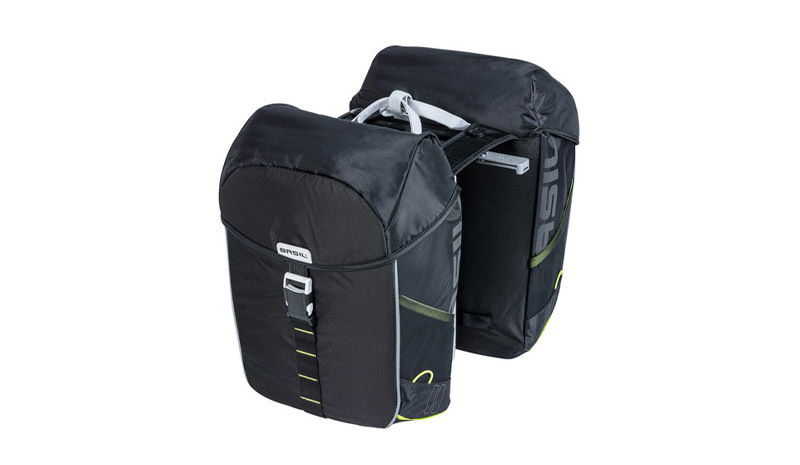 Basil Miles Double Bag MIK – 34 L (Black & Lime)