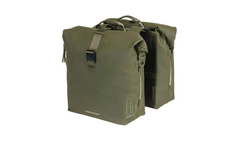 Basil SoHo Double Bag Nordlicht – 41 L (Moss Green)