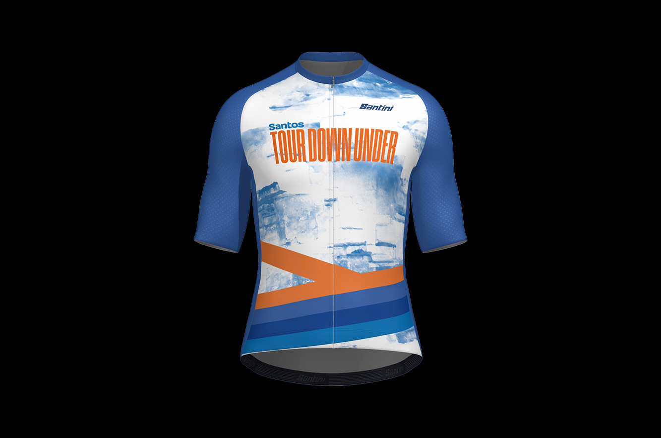 Tour Down Under 2025 Limited Edition Jersey front view