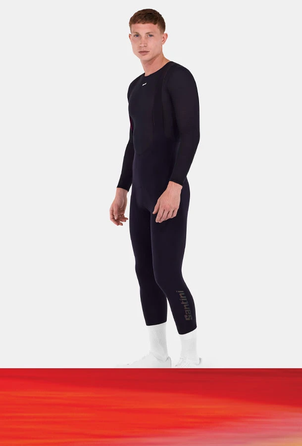 Unico Mens 7/8 Length Bibtights