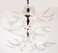 Buffalo Collection Blown Glass Antler Chandelier, 3 tier Image 5 Blown Glass Antler Chandelier, 3 tier
