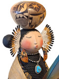 Hopi Corn Maiden with Hopi Pot