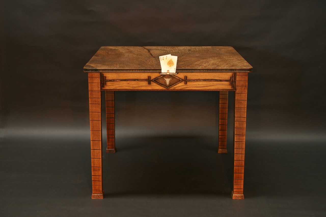 【激レア】WILD WILD WEST Log Table Wild West Card table - Buffalo Collection