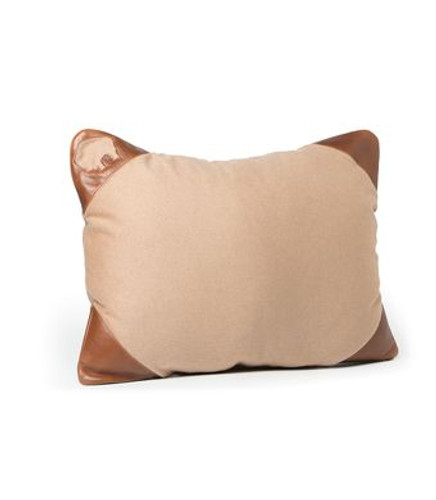 Leather and Fabric Sand Pillow Leather and Fabric Sand Pillow