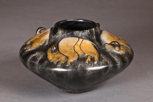 Buffalo Thunder in Spring bronze Buffalo Thunder in Spring bronze