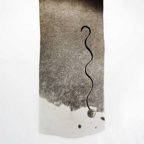 Griz Grey Runner with Semi Swirls in Black