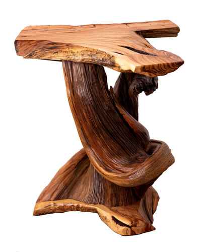 Indented Top Juniper Side Table Indented Top Juniper Side Table