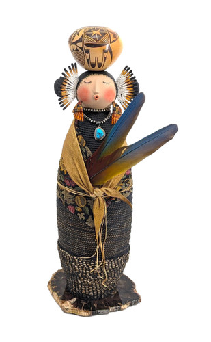 Hopi Corn Maiden with Hopi Pot Hopi Corn Maiden with Hopi Pot