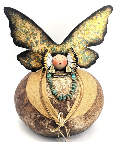 Squatting Butterfly Maiden