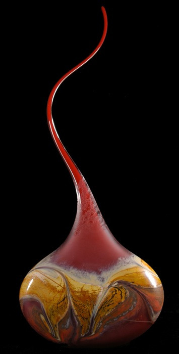 Red Spire Vase