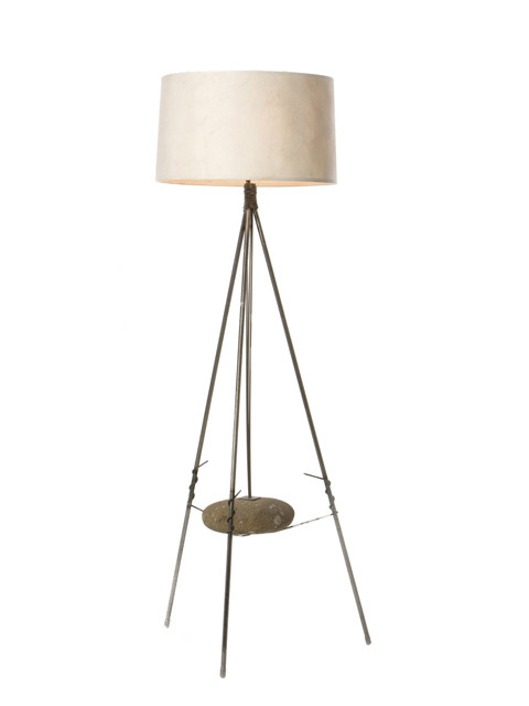 Rock Tripod Lamp