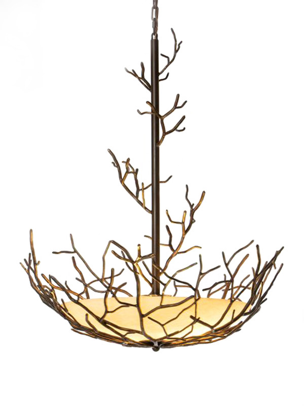 Buffalo Collection Bronze Twig Chandelier Image Bronze Twig Chandelier