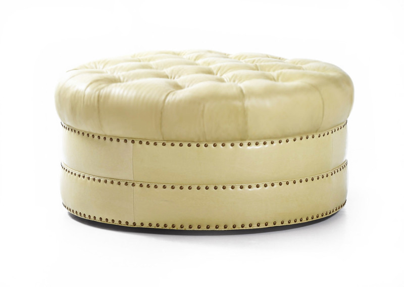 Bella Tufted Round Ottoman