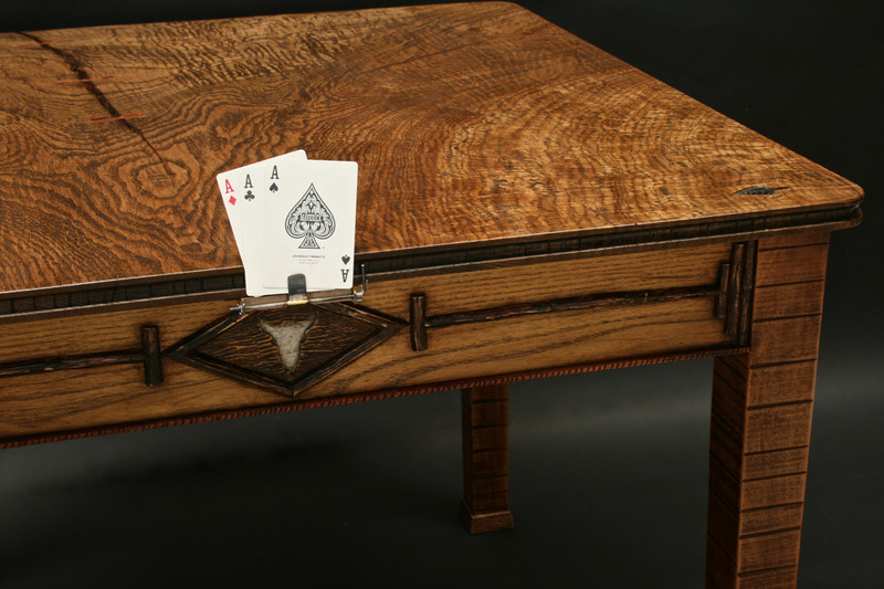 Wild West Card table - Buffalo Collection