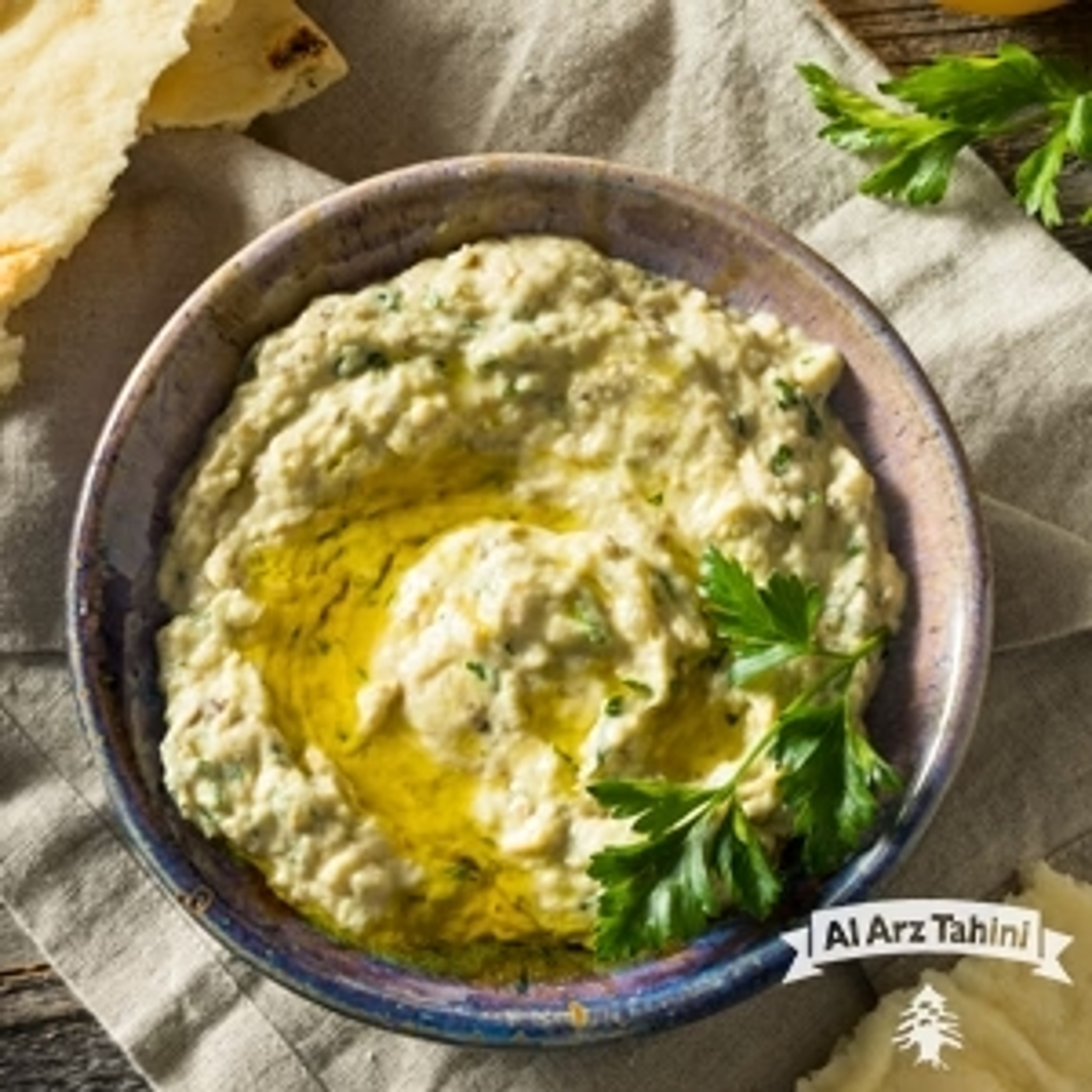 Receta: Babganoush con Tahini Al Arz