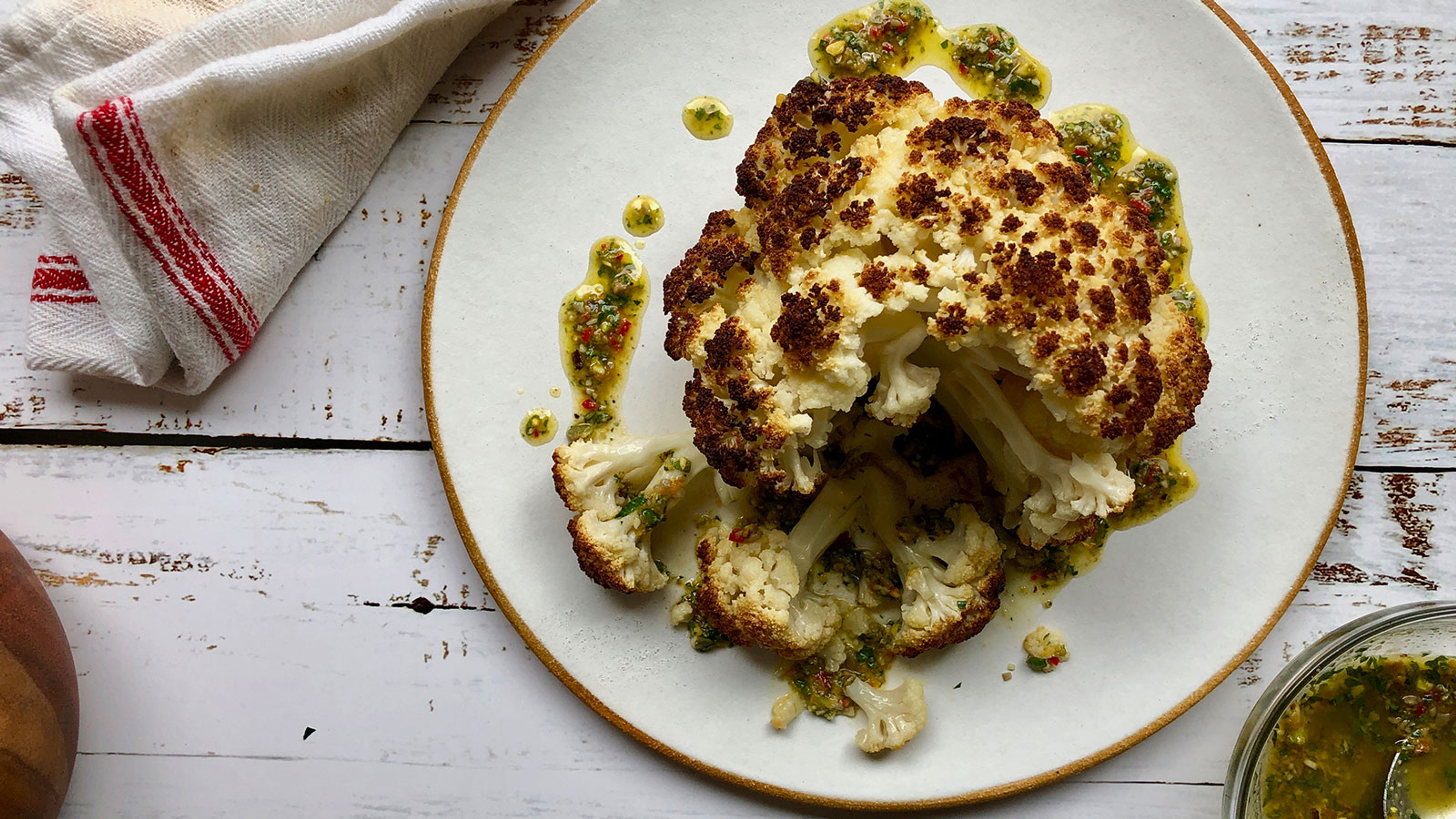 Coliflor Rostizada Entera