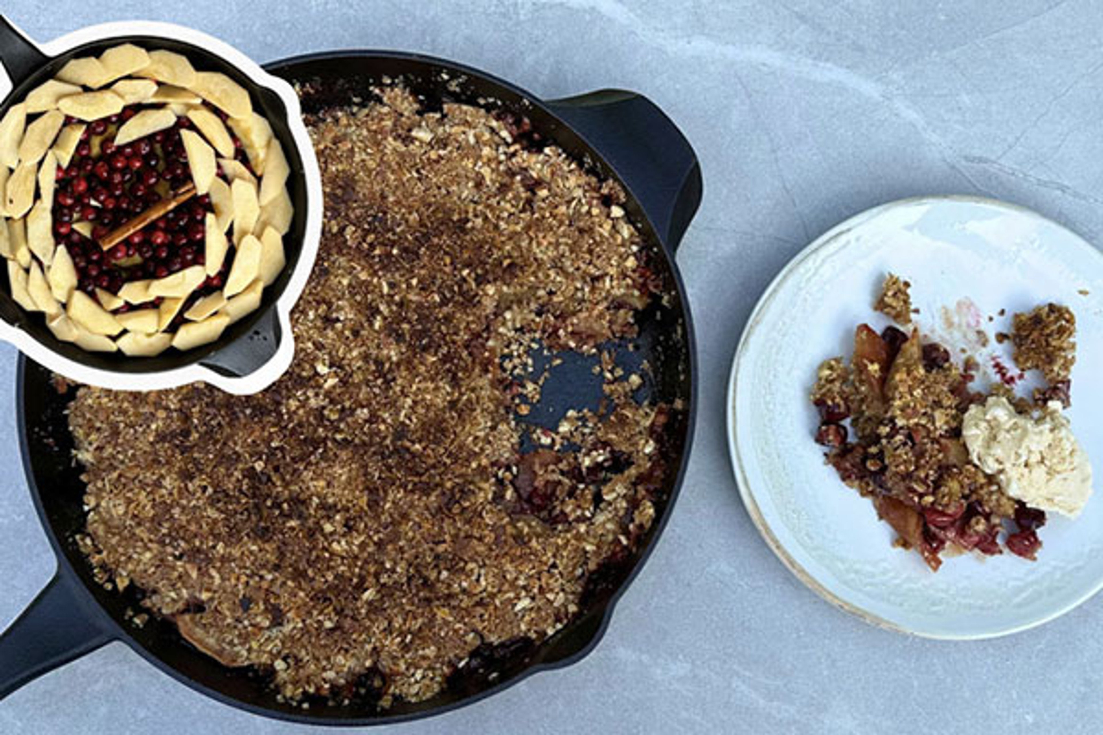 Cranberry Apple Crumble