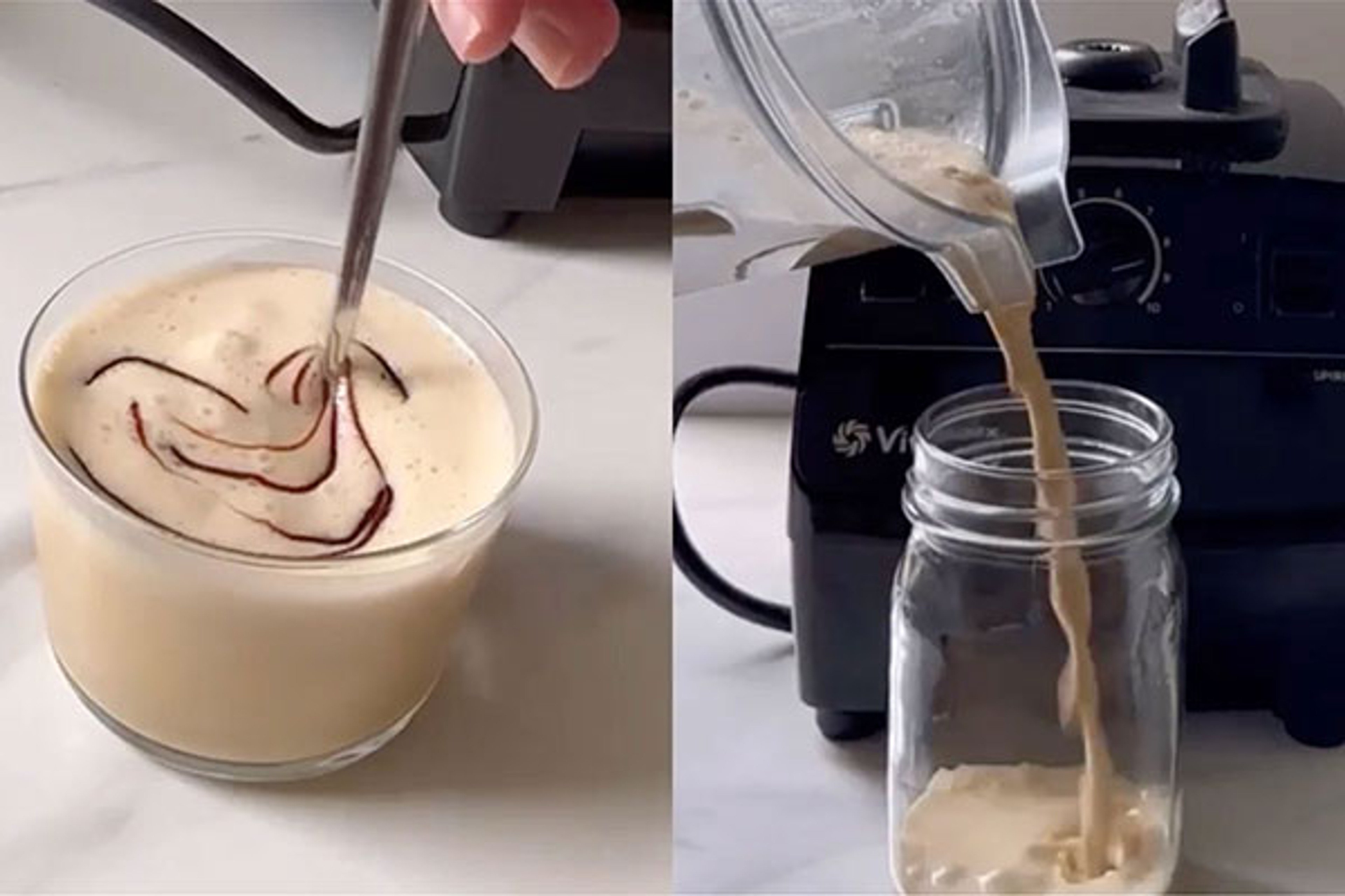 Frappe de café turco con colágeno