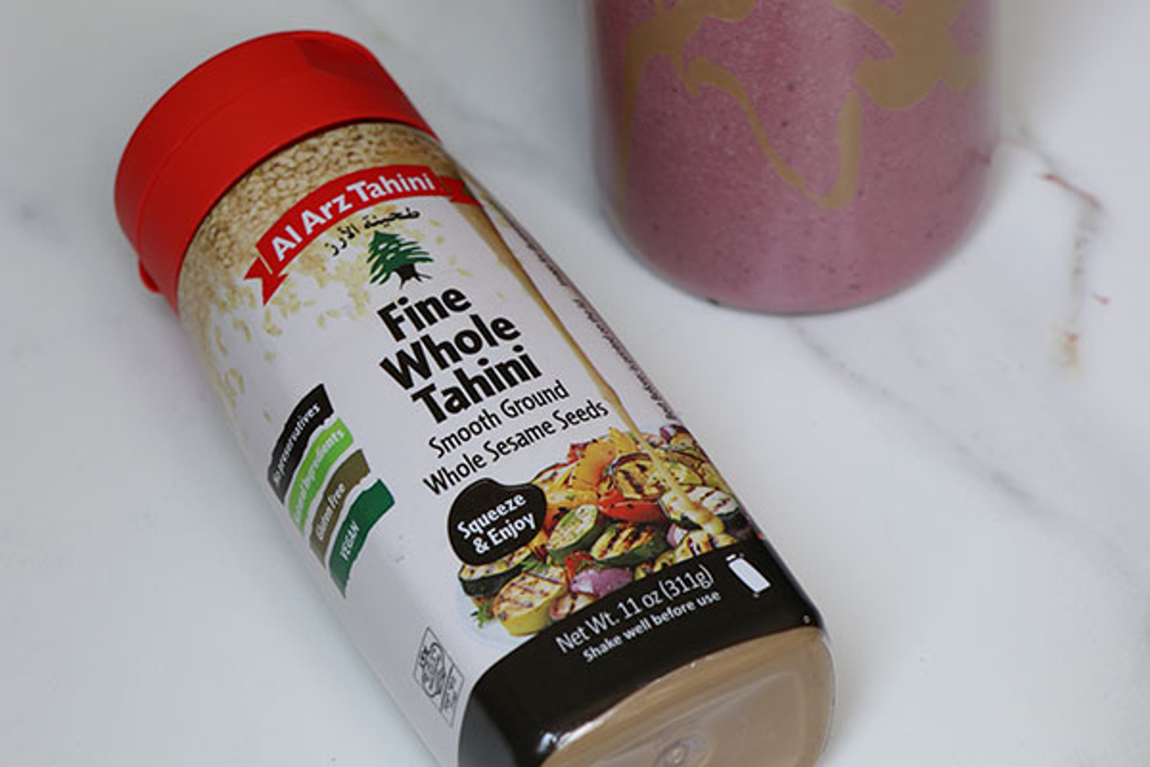 Smoothie de Tahina y Frutos Rojos