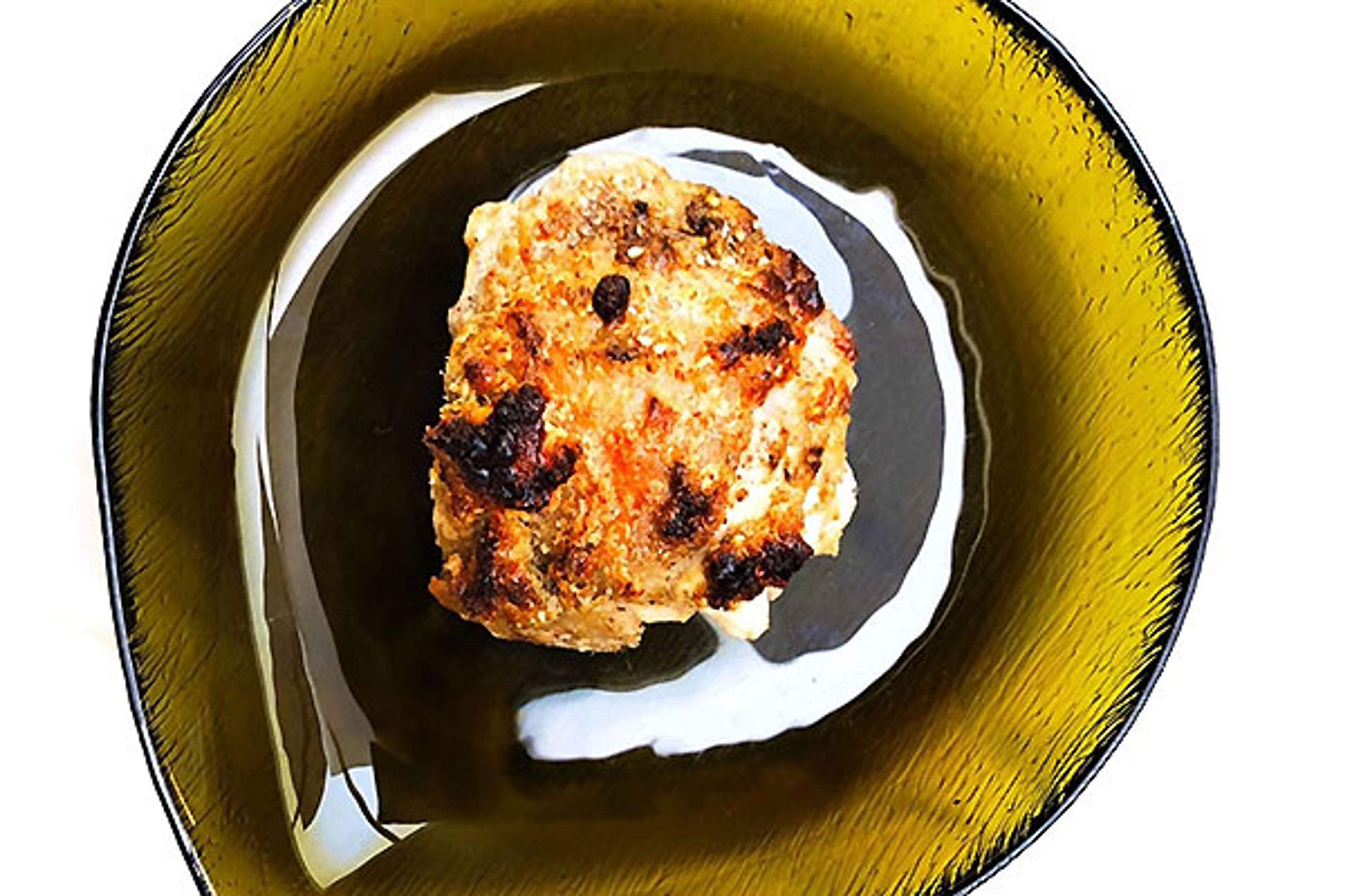 Muslos de pollo con tahini y zaatar