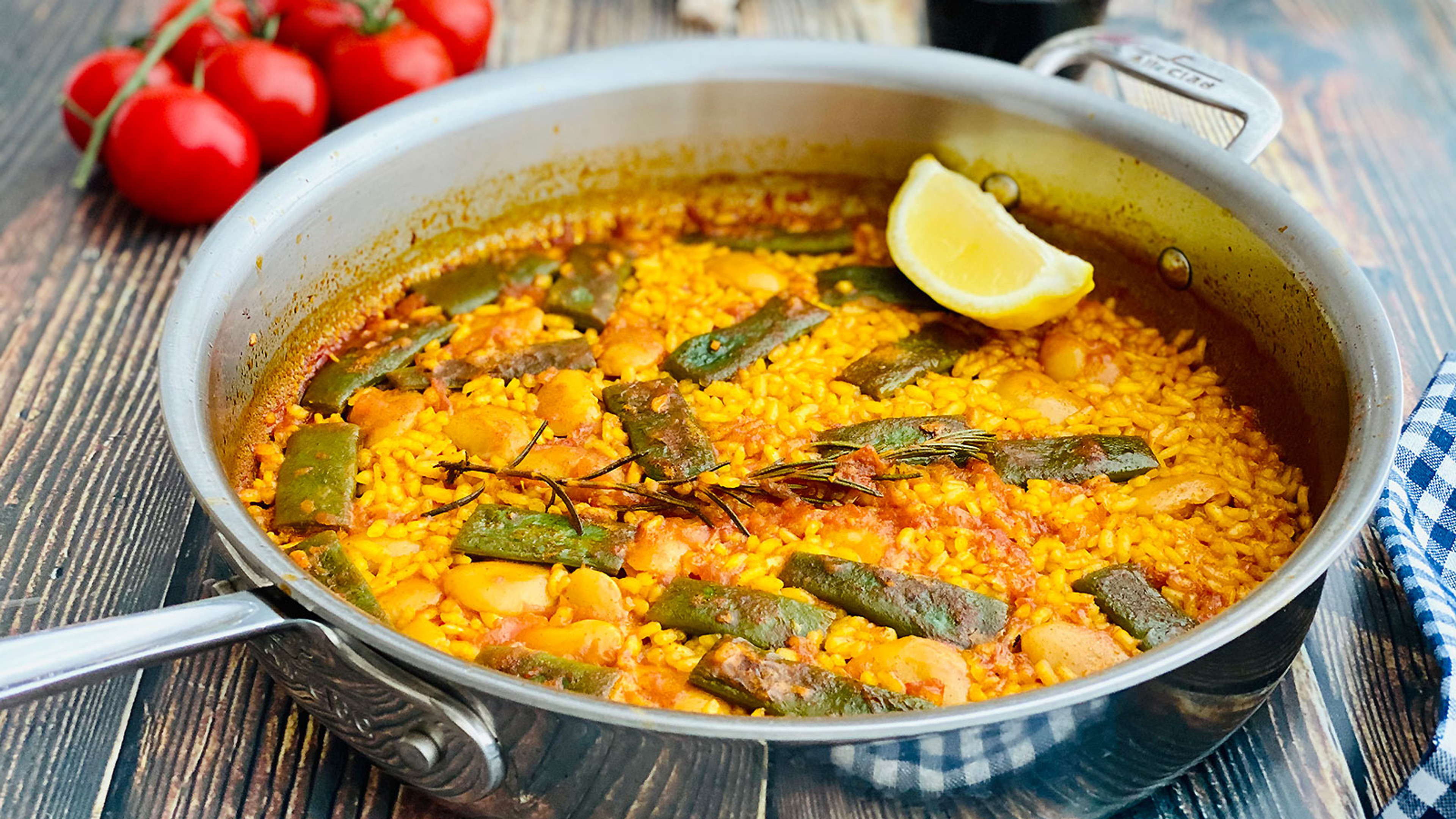 Paella Vegetal con Yondu