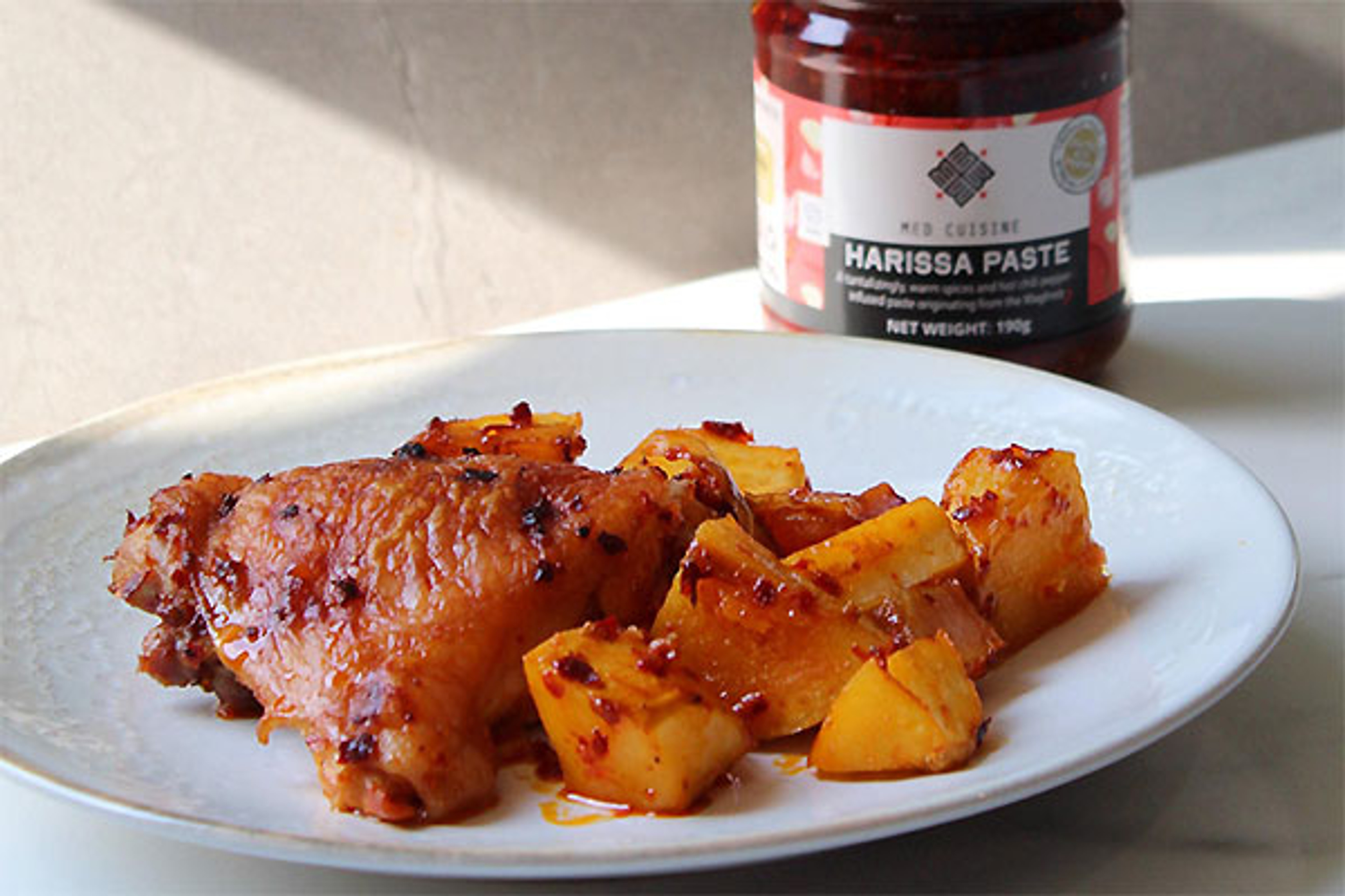 Cena sin complicaciones: Pollo y Papas con Harissa