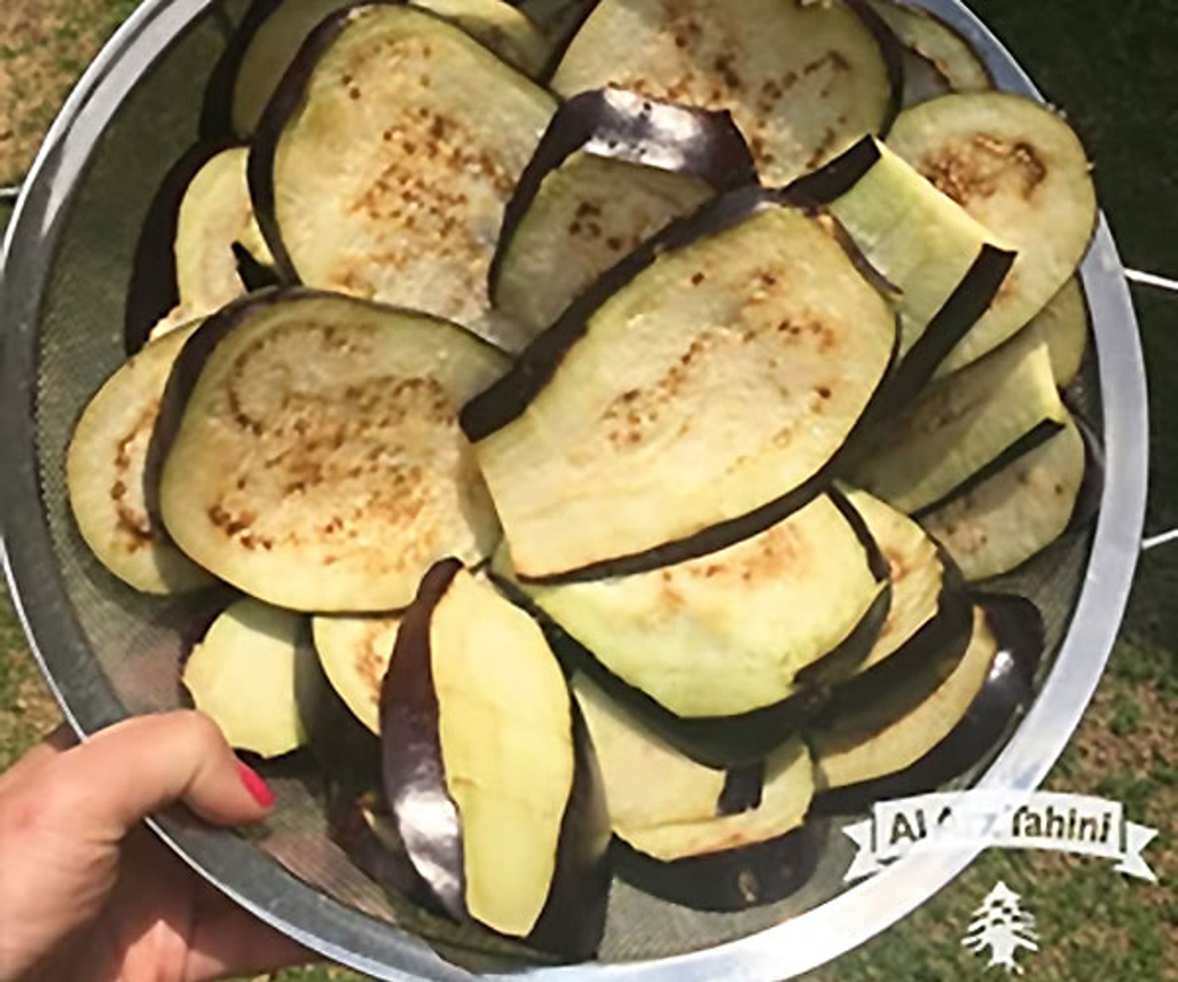 Receta: Berenjena asada con Tahini Al Arz