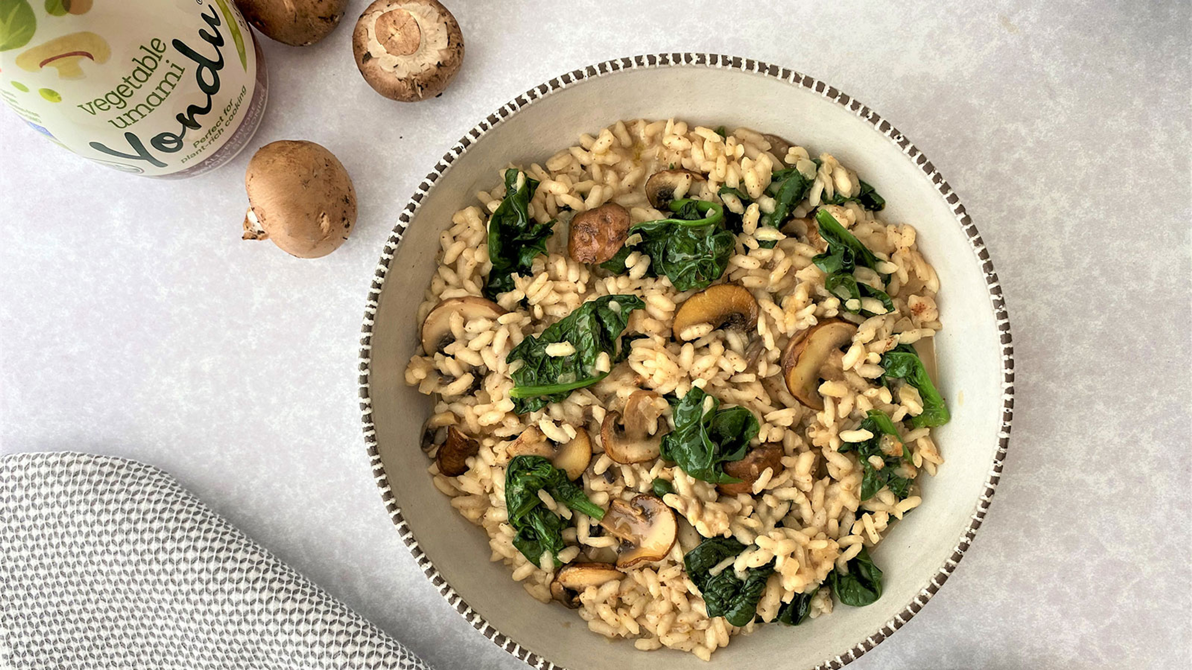 Risotto de Hongos sin Lácteos