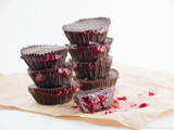 A Halloween Treat: Chocolate Raspberry Cups