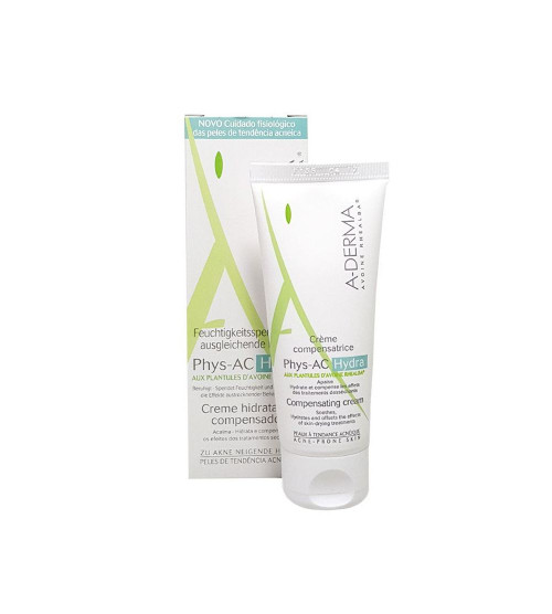 Aderma phys-ac hydra crema hidratante compensadora