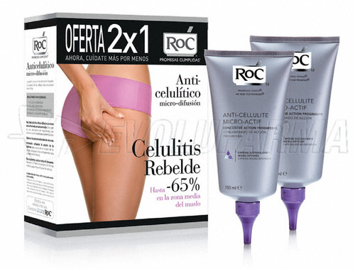 Roc anticelulítico micro-difusión. pack duplo – 300 mL (150 mL + 150 mL)