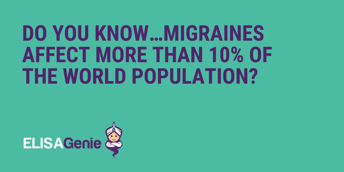 Do you know…migraines affect more than 10% of the world population?