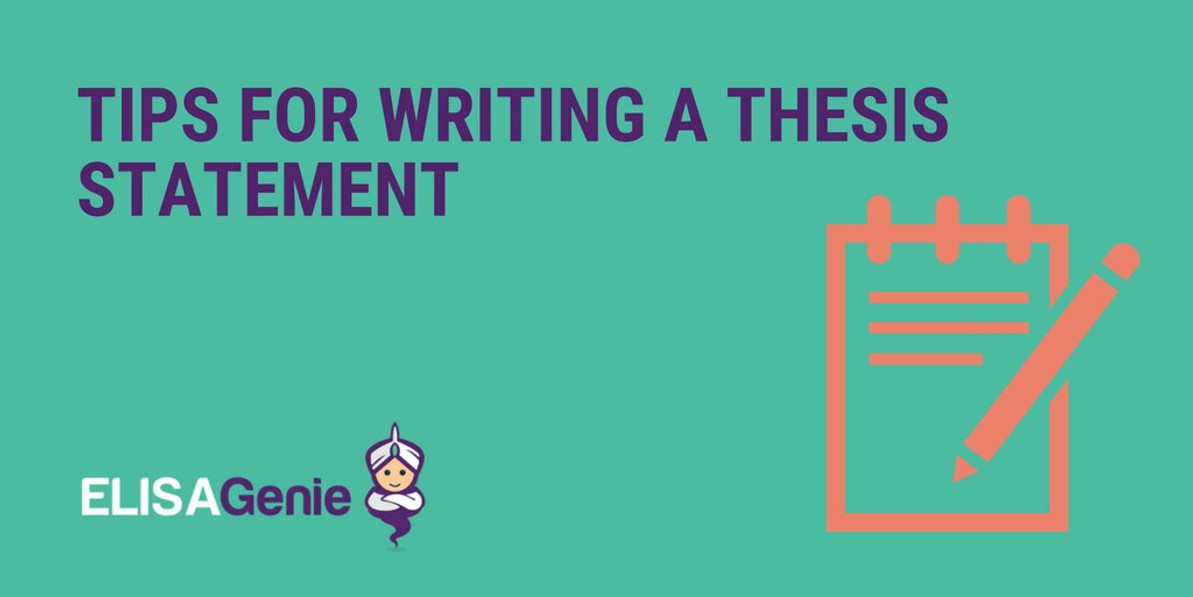 tips for a good thesis statement